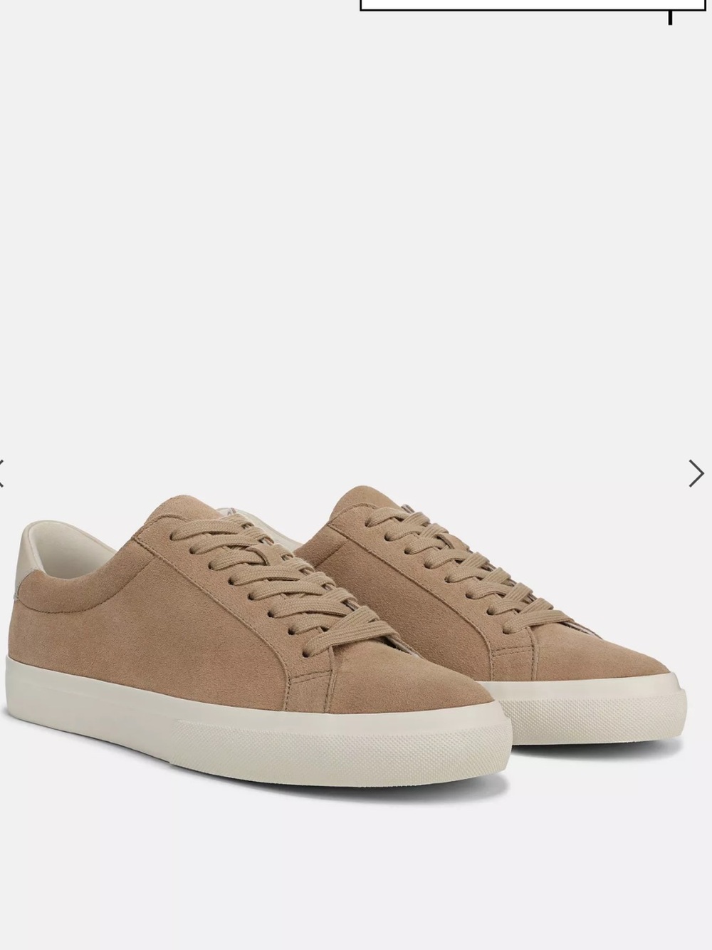 VINCE
Fulton Suede Sneakers - New
Camel/Moonlight men size 9